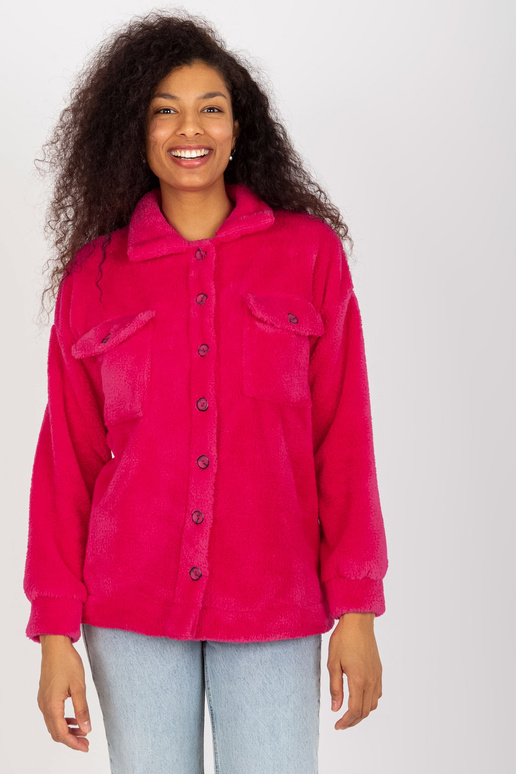 Fuksijos spalvos kailio viršutiniai... Fuksijos spalvos kailio viršutiniai...