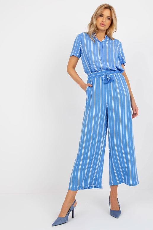 MĖLYNAS AUDINIS Palazzo Palazzo Pants... MĖLYNAS AUDINIS Palazzo Palazzo Pants...