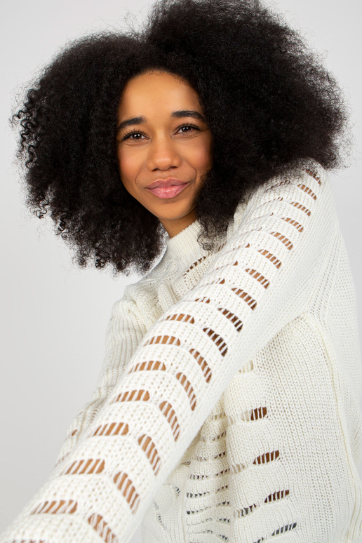 Ecru moteriškas ažūrinio rašto...