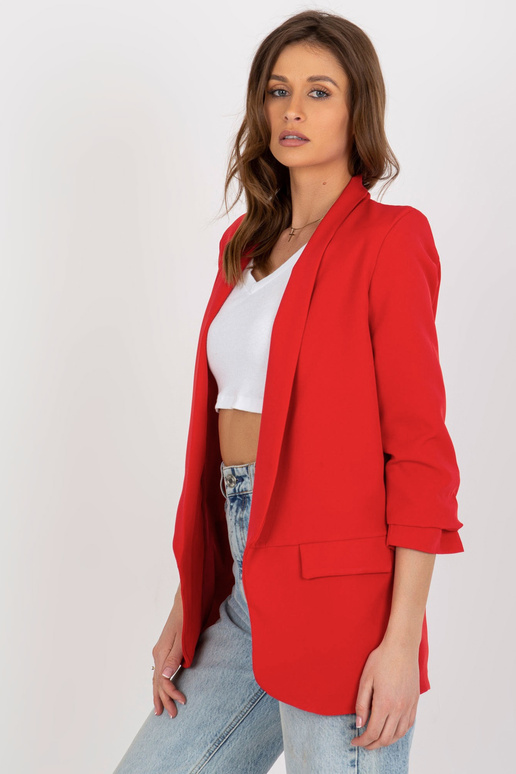 Raudona elegantiška striukė su... Raudona elegantiška striukė su...