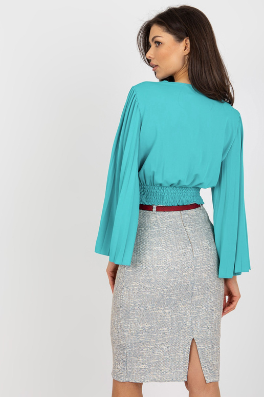 Mėlyna trumpa iškilminga palaidinė...