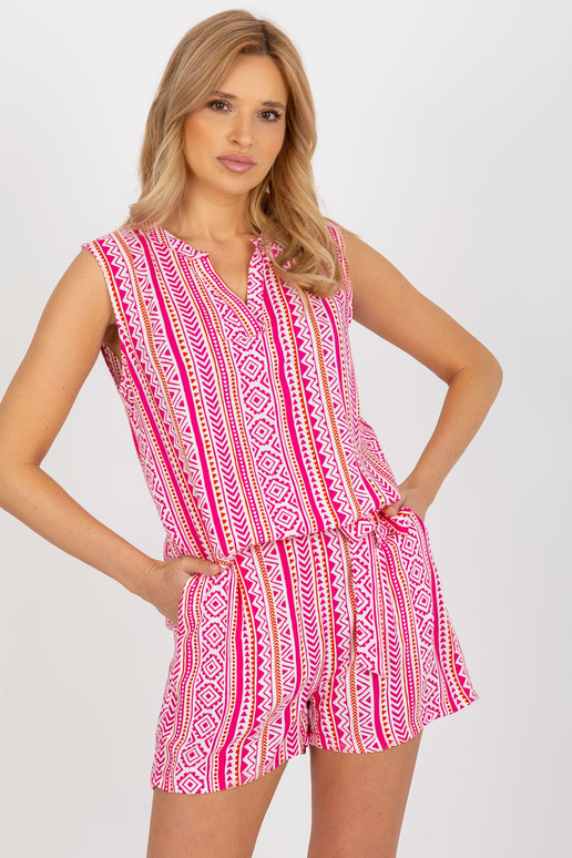 Rožinė boho palaidinė su V iškirpte... Rožinė boho palaidinė su V iškirpte...