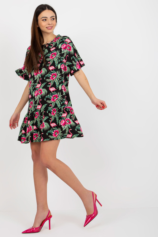 Suknelė su vasariškais raštais ir... Suknelė su vasariškais raštais ir...