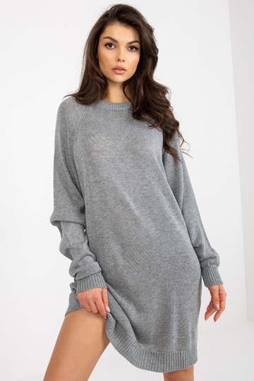 Pilka laisva trikotažinė... 2