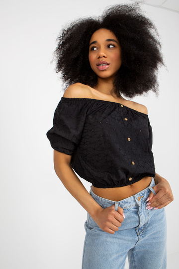 Juoda medvilninė ispaniška...