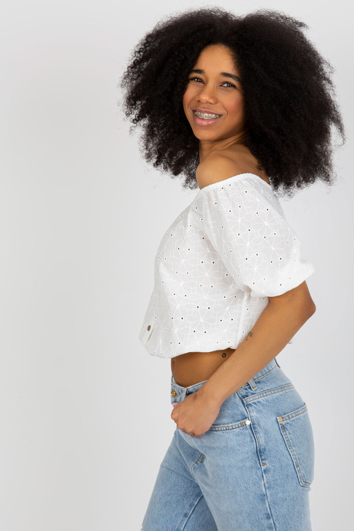 Ecru trumpa ažūrinio rašto ispaniška...