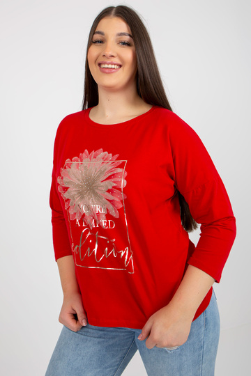 Raudona moteriška didelio...