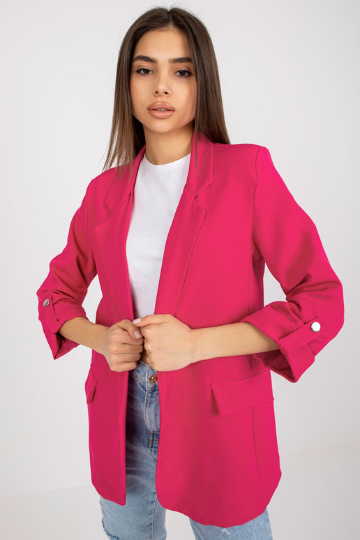 Rožinė striukė su suvyniotomis... Rožinė striukė su suvyniotomis...