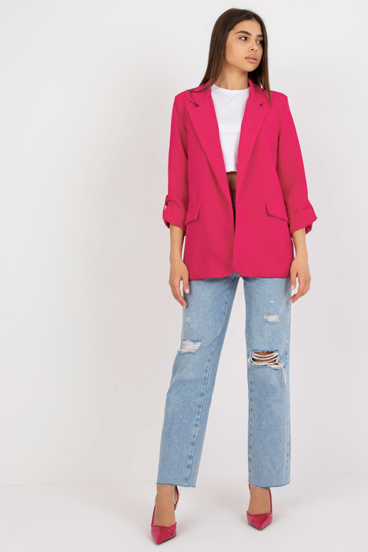 Rožinė striukė su suvyniotomis... Rožinė striukė su suvyniotomis...