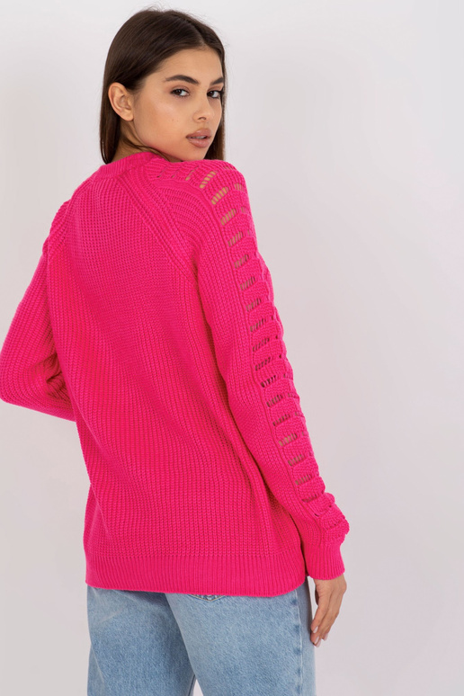 Fluo rožinis ilgas oversized...