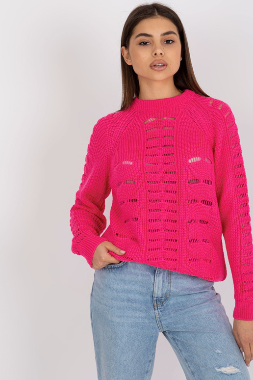 Fluo rožinis ilgas oversized...