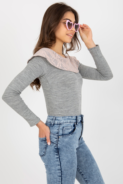 Megztinis-LK-SW-506559-2,13-pilka-rožinė