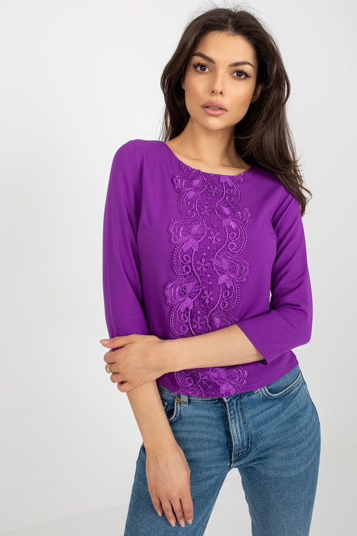 Violetinė trumpa iškilminga palaidinė...