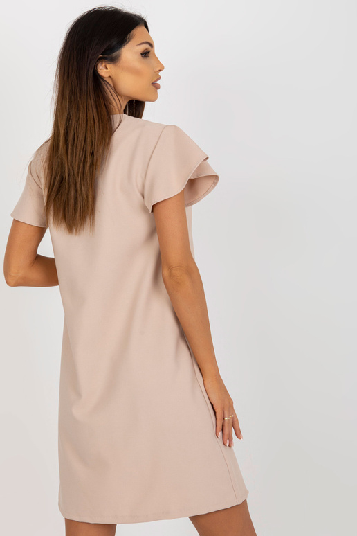 RUE PARIS Smėlio spalvos kokteilinė...