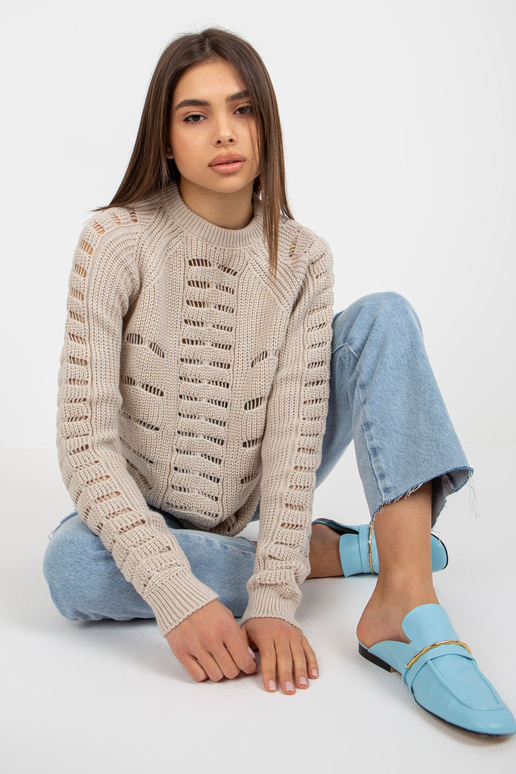 Smėlio spalvos ilgas oversized...