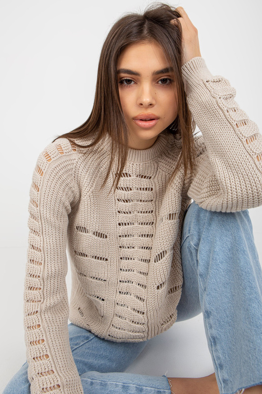 Smėlio spalvos ilgas oversized...