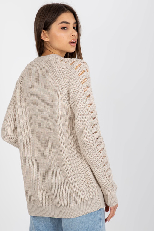 Smėlio spalvos ilgas oversized...