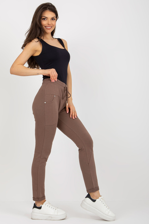 Sportinės kelnės-RV-DR-8696.20-rudos