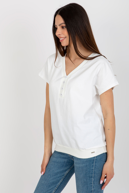 Ecru Cotton Basic palaidinė trumpomis... Ecru Cotton Basic palaidinė trumpomis...