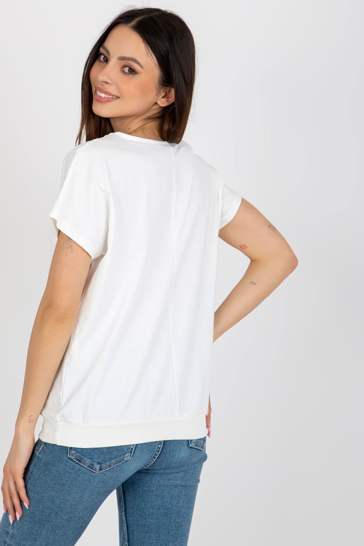 Ecru Cotton Basic palaidinė trumpomis... Ecru Cotton Basic palaidinė trumpomis...