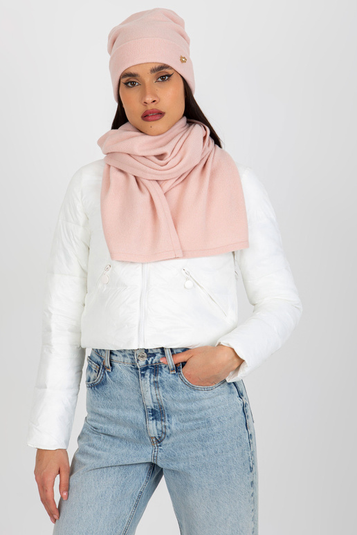 Šviesiai rožinis žiemos komplektas su...