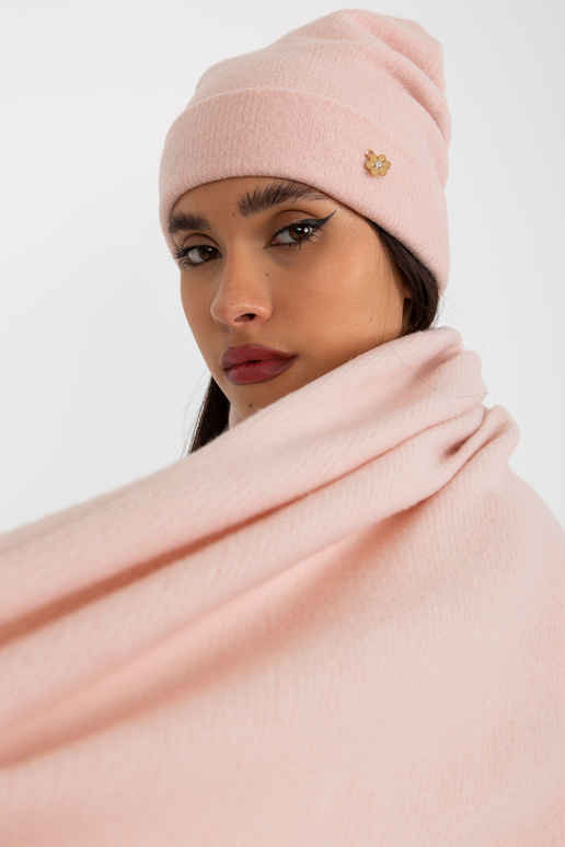 Šviesiai rožinis žiemos komplektas su...