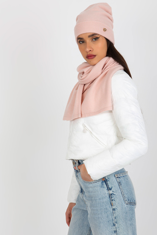 Šviesiai rožinis žiemos komplektas su...