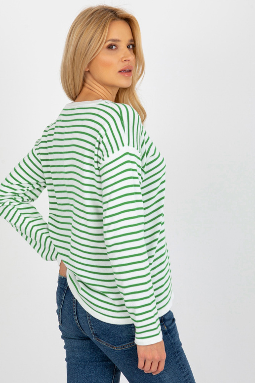 Baltas ir žalias klasikinis dryžuotas...