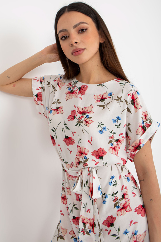 Suknelė-WN-SK-661.71P-balta ir raudona