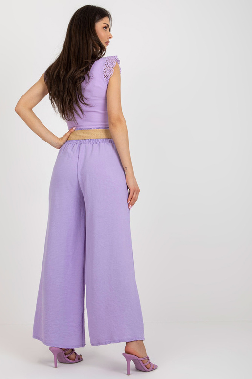 Kelnės-DHJ-SP-8387.57-Šviesiai violetinė