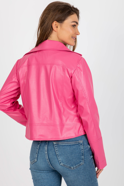 Rožinė trumpa ramono striukė su...