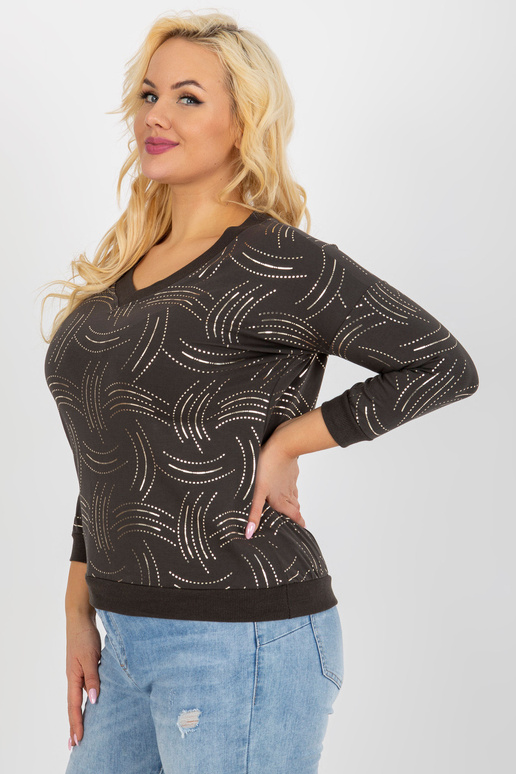 Khaki moteriškas didelio dydžio...