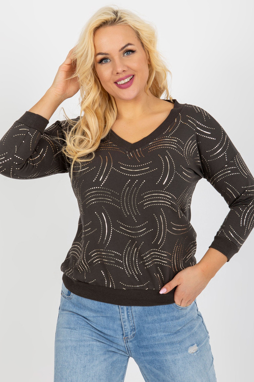 Khaki moteriškas didelio dydžio...