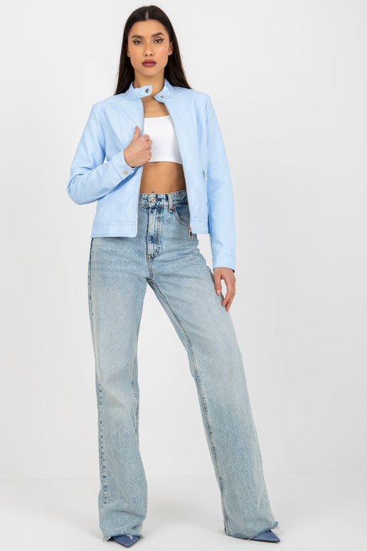 Šviesiai mėlyna ekoodinė dviratininko...