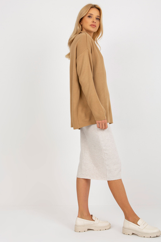 Camel ilgas oversize megztinis su...