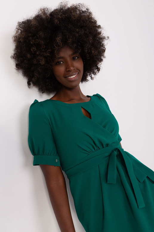 Suknelė-LK-SK-508622.06P-tamsiai žalia