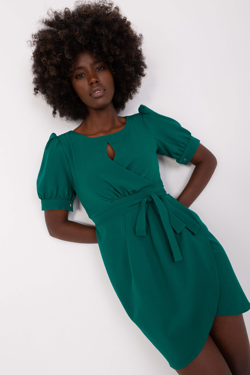 Suknelė-LK-SK-508622.06P-tamsiai žalia