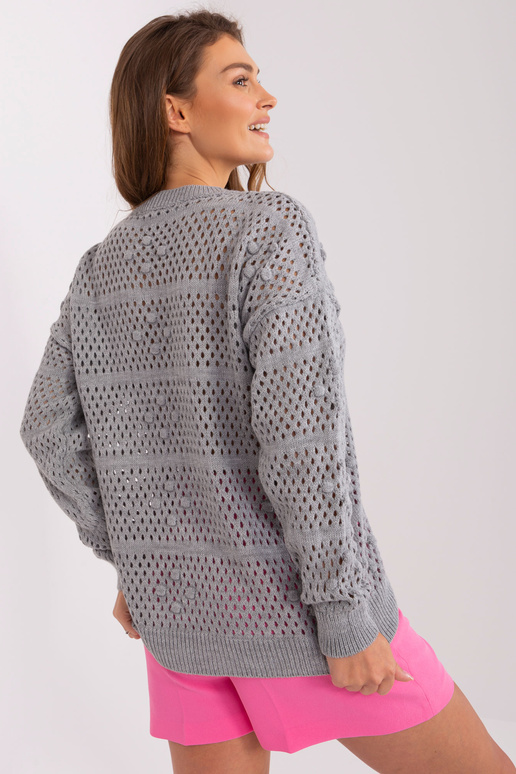 Megztinis-BA-SW-9007.85P-pilkas