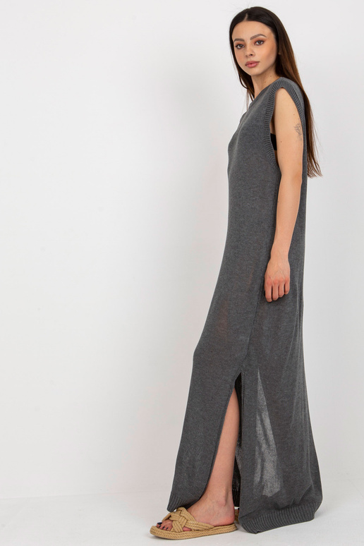 Suknelė-BA-SK-C1002.61P-tamsiai pilka