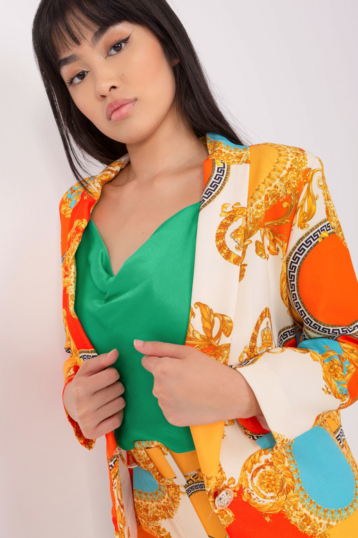 Marynarka-DHJ-MA-15621B.03-pomarańczowy Marynarka-DHJ-MA-15621B.03-pomarańczowy