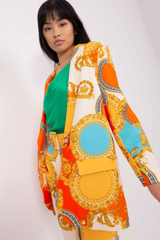 Marynarka-DHJ-MA-15621B.03-pomarańczowy Marynarka-DHJ-MA-15621B.03-pomarańczowy