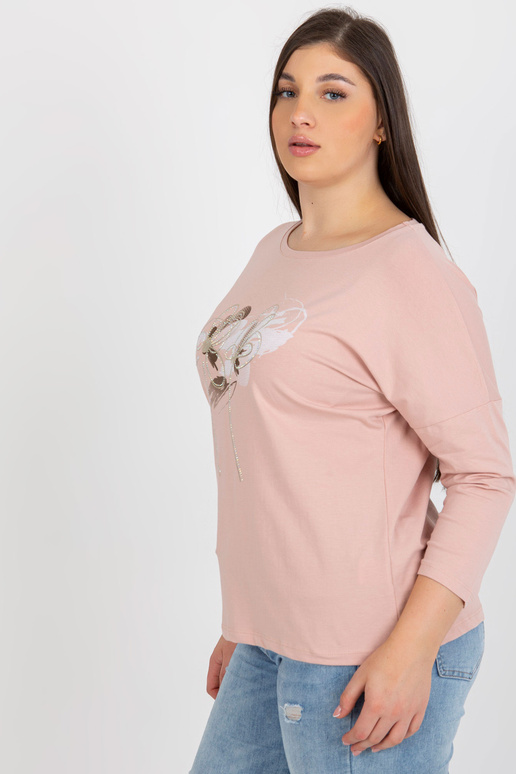 Bluzka-RV-BZ-8554.01P-jasny różowy Bluzka-RV-BZ-8554.01P-jasny różowy