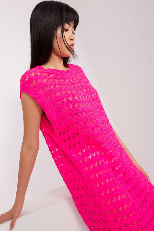 Suknelė-BA-SK-9003.47P-fluo rožinė