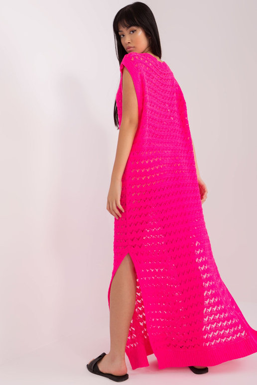 Suknelė-BA-SK-9003.47P-fluo rožinė