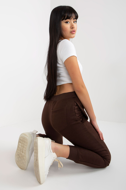 Rudos pašildytos sportinės kelnės su...