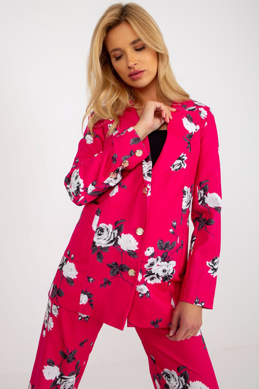 Fuksijos spalvos elegantiškas švarkas...