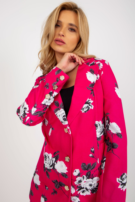 Fuksijos spalvos elegantiškas švarkas...