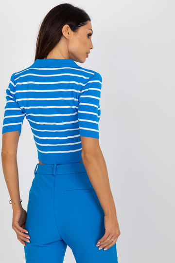 Mėlyna trumpa polo...