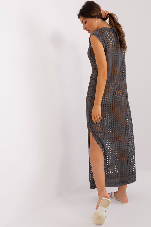 Suknelė-BA-SK-9001.60P-tamsiai pilka