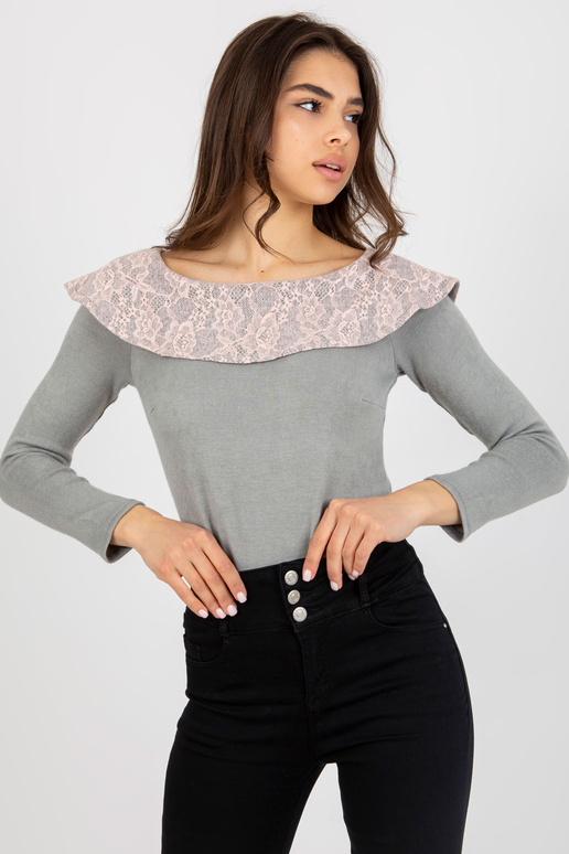 Megztinis-LK-SW-506559-2,13-pilka-rožinė